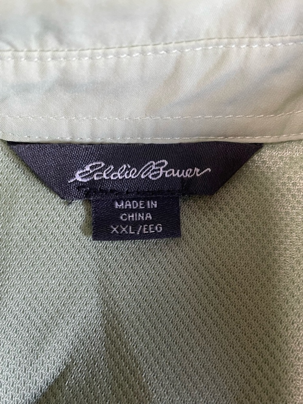 Eddie Bauer Womens XXL Blue Plaid/Green Adventurer Shirt Button Up Dry Lot Of 2 - Picture 9 of 15